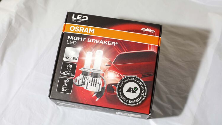 Osram H7 LED Night Breaker 19Watt §22A Zulassung, Glühbirnen