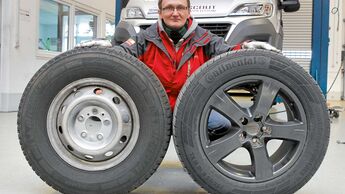 Große Reifen auf schicken Alus sehen auch auf Reisemobilen toll aus.