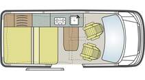 Grundriss VW California