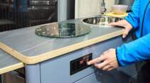 Induktionsherd, Campingküche, Elektroherd, gasfrei, Campingbus