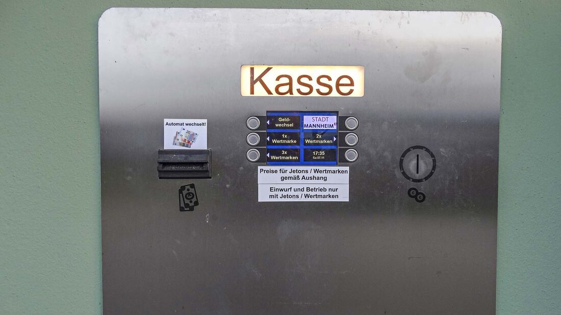Kassenautomat - Stellplatz
