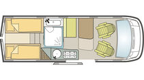Kauf-Tipp: Campingbusse mit Einzelbetten