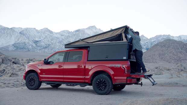 Lone Peak Camper (2023), Aufstelldach, Pick-up-Camping
