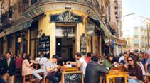 Malaga: Mittags und abends herrscht in der Altstadt großer Andrang auf die Tapasbars.