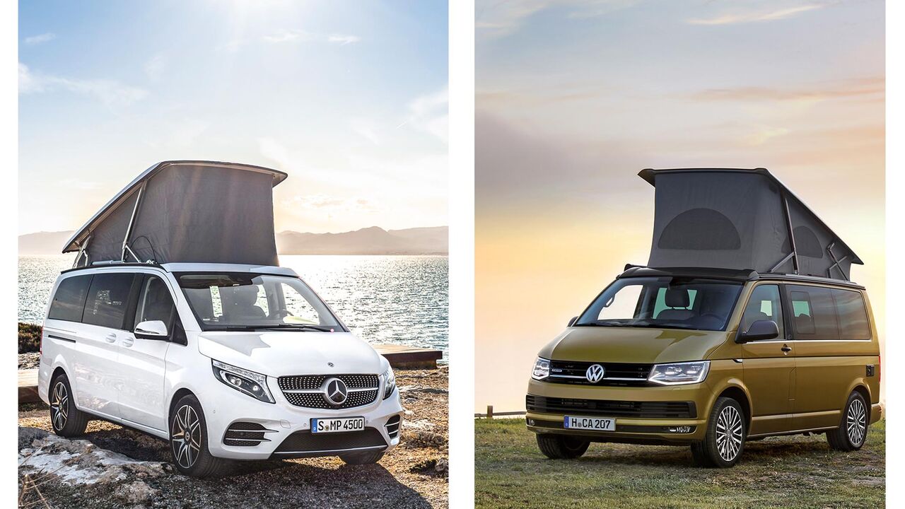 VW California vs. Mercedes Marco Polo (2020): Campervan-Vergleich