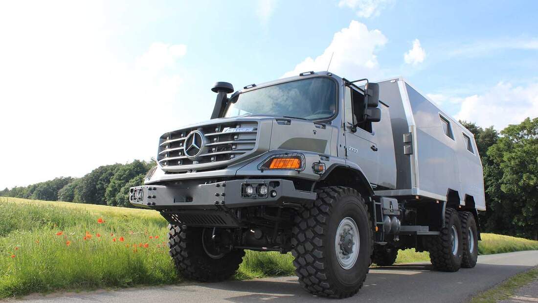 Offroad-Wohnmobil: Extrem Fahrzeugtechnik Mercedes Zetros - Promobil
