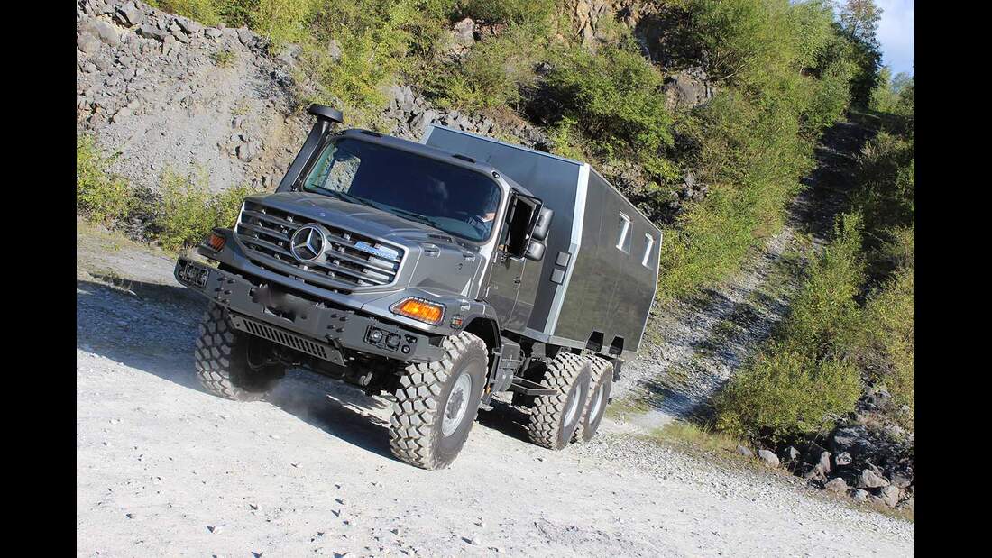 Offroad-Wohnmobil: Extrem Fahrzeugtechnik Mercedes Zetros | Promobil
