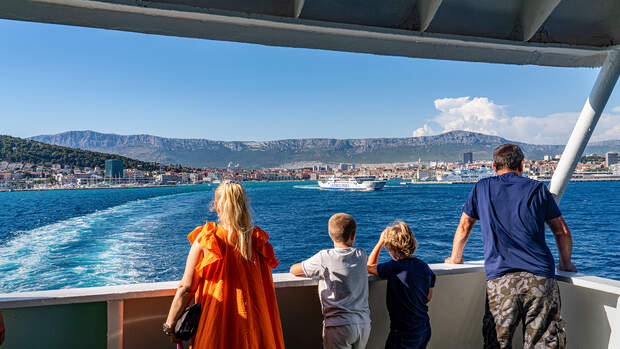Mobil-Tour durch Kroatien - Fähre