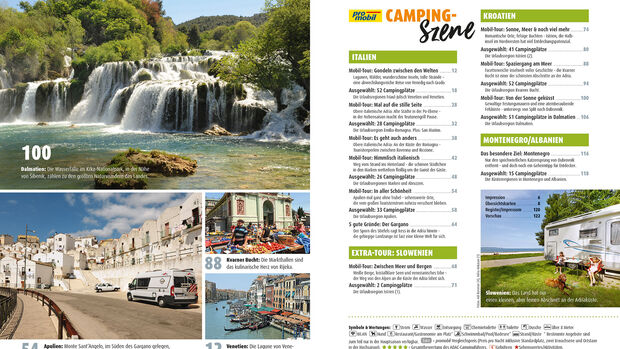 Neue Buecher Stellplatz-Szene Camping-Szene italien Kroatien
