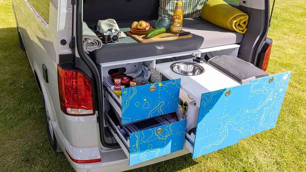 Osccar Möbel-Modulsystem für VW Tranpsorter und Vans
