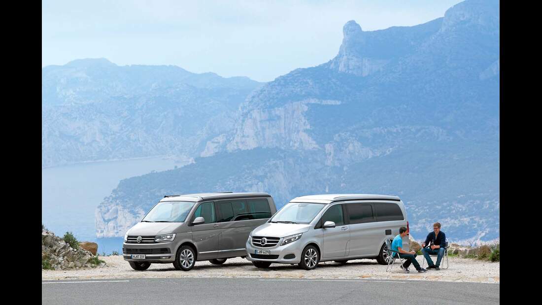 Elegant Mercedes Marco Polo Vs Volkswagen California Pictures