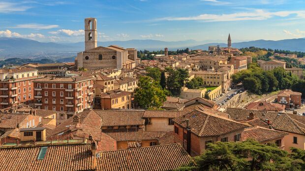 Perugia, Italien, Altstadt, Umbrien