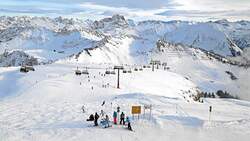 Pisten am Diedamskopf für Skifahrer und Snowboarder