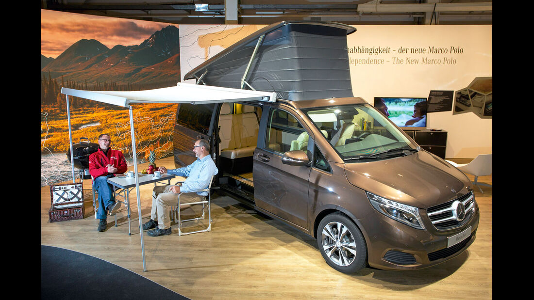 Premiere: Mercedes Marco Polo, Campingstimmung