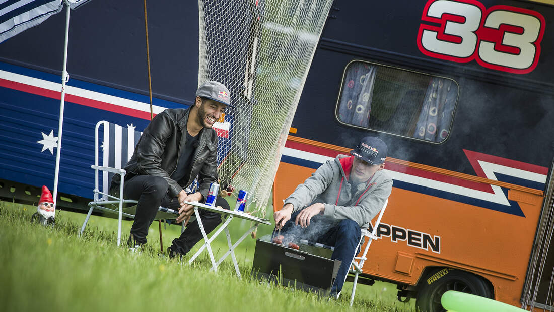 Red Bull - Camping-Rennen - Max Verstappen vs. Daniel Ricciardo - Spielberg - 2017
