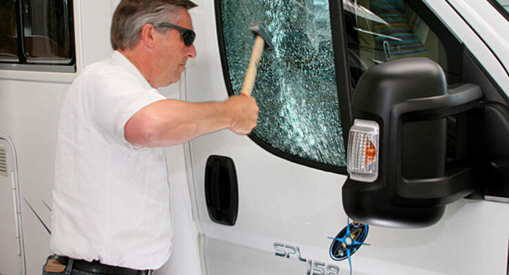 Reisemobil Sicherheitsfolie Einbruch Sonderangebot Caralux Caravan Salon Expocamp Wertheim