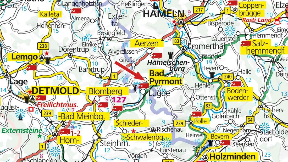 Reisemobilhafen in den Emmerauen