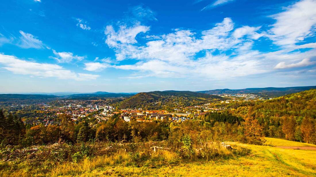 Scenic View Of Townscape Against Sky