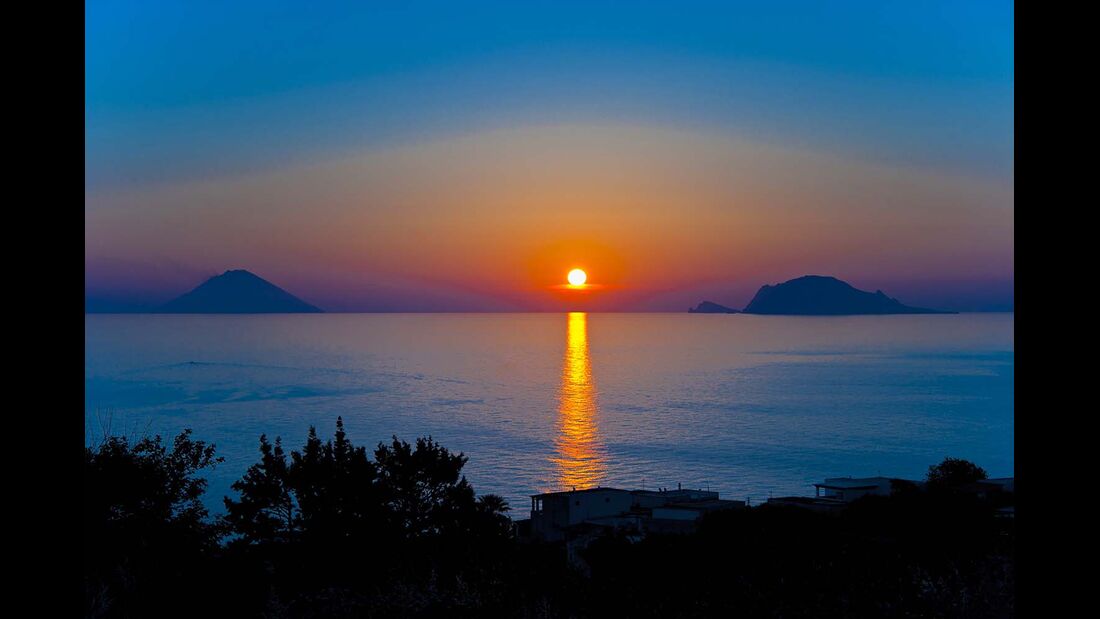 Sizilien Sonnenuntergang