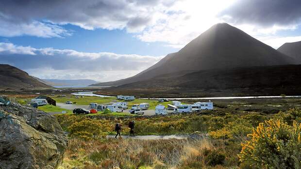 Sligachan Campsite auf der Insel Skye