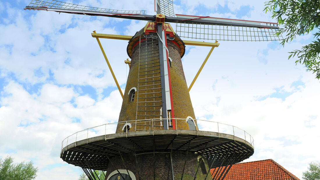 Stellplätze in der Region Nordbrabant - Gerüstwindmühle