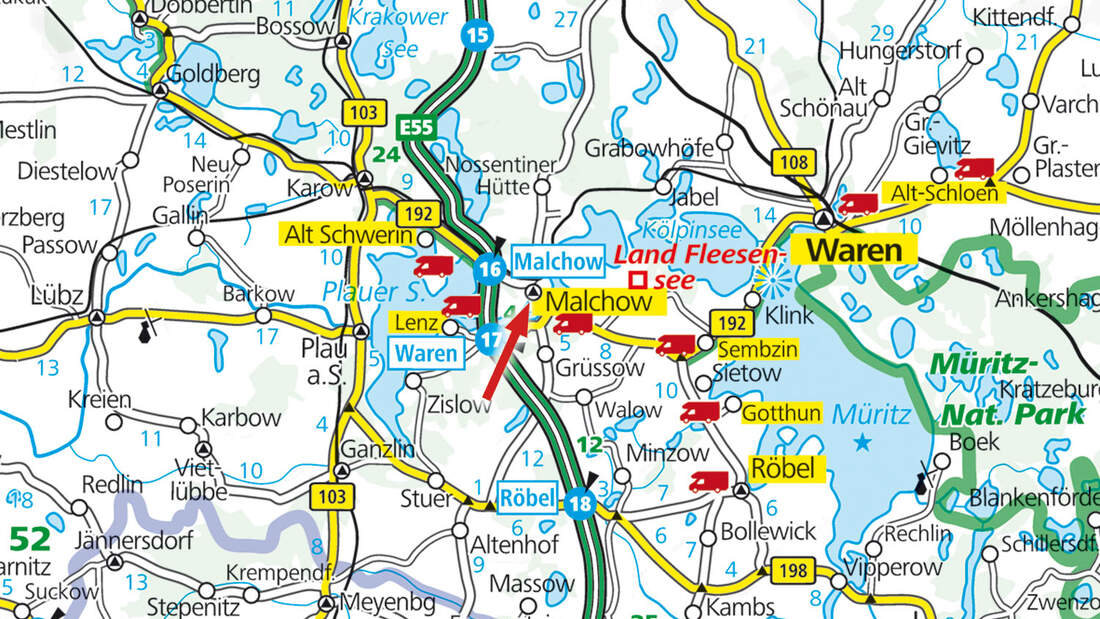 Stellplatz-Tipp Deutschland Malchow in Mecklenburg-Vorpommern - Promobil Stellplatz-Tipp Deutschland Malchow in Mecklenburg-Vorpommern - Promobil