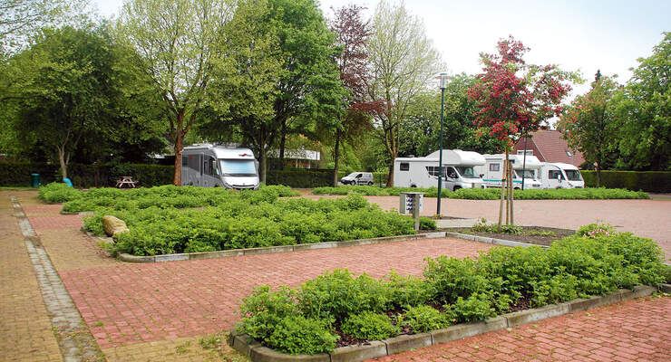 Stellplatz auf dem Marktplatz