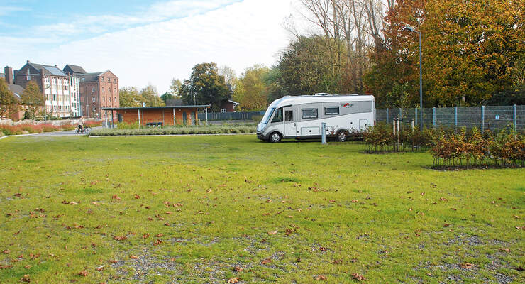 Stellplatz ringsum begrünt in Neukirchen-Vluyn