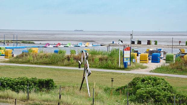 Strand, Nordsee, Nordseelagune, Strandkörbe