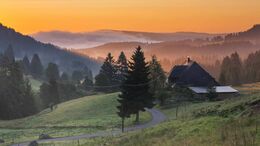 Sunset in Schluchsee-Blasiwald