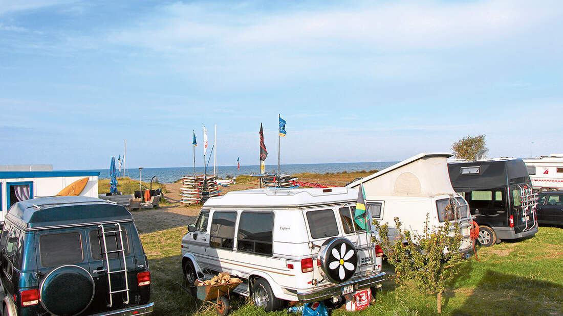 Surfoase Mönchgut im Südosten der Insel.