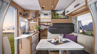 Teilintegrierter Knaus Van Wave 640