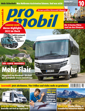 Titel promobil Ausgabe 10/2022