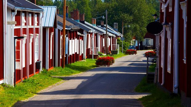 Typical swedish village