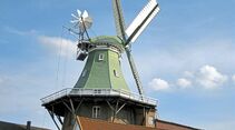 Untere Elbe Altes Land Mühle Venti Amica in Hollern-Twielenfleth