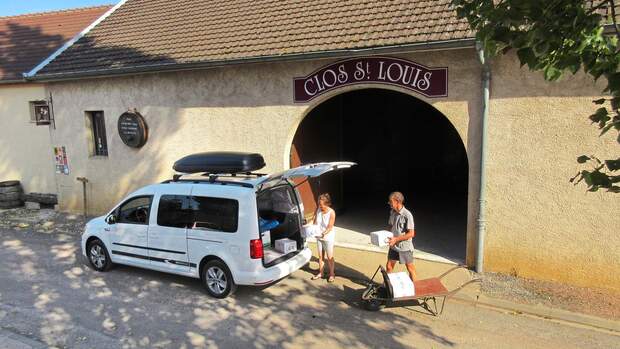 Unterwegs im Erdgas-Caddy