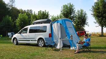 Unterwegs im Erdgas-Caddy