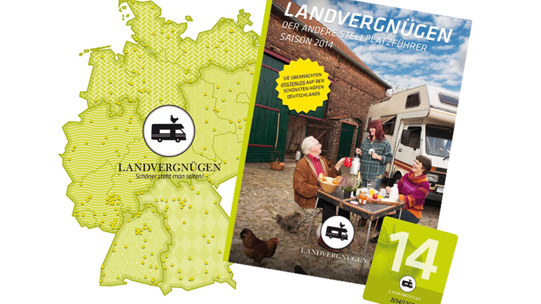Urlauber können mit dem Stellplatzführer Landvergnügen mehr als 230 Landwirtschaftsbetriebe in Deutschland besuchen und auf den Höfen kostenfrei übernachten. Dahinter steckt ein besonderes Konzept.
