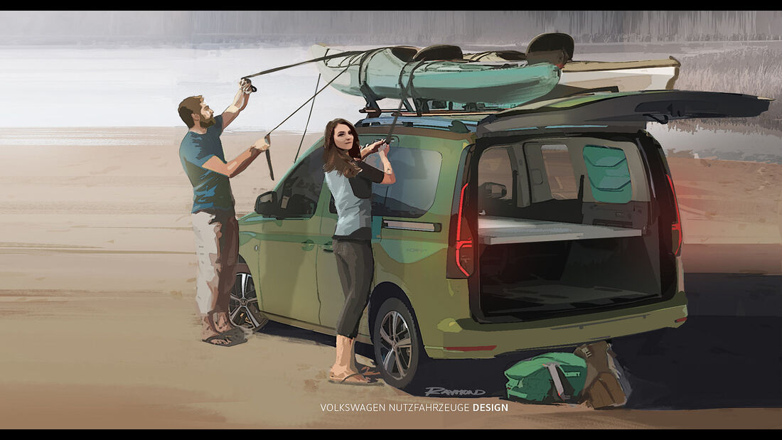 VW Caddy Camper Teaser