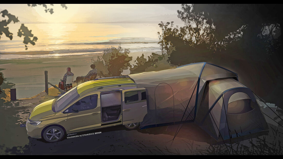 VW Caddy Camper Teaser