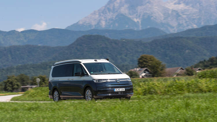 VW California Ocean Campervan driving impression