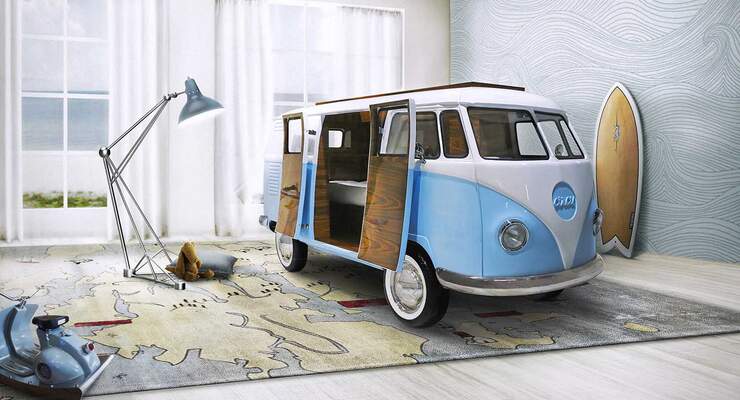 VW T1 Bulli Bett
