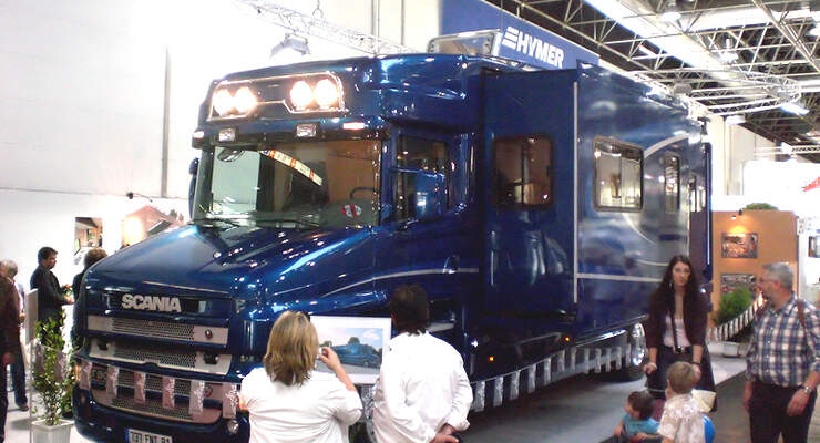 Vans Chardron Scania Luxux-Wohnmobil Reisemobile Caravan Salon 2009 promobil