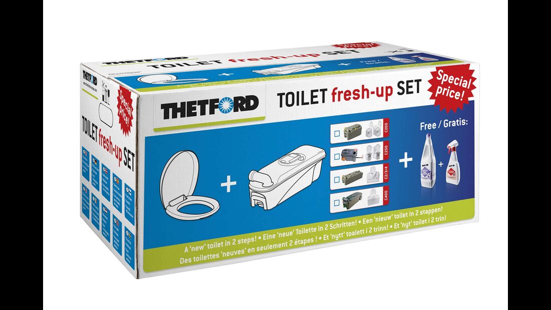 WC-Pflege Thetford Fresh-up Set