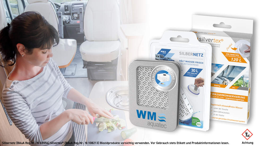 WM aquatec - Silvertex/Silbernetz zur autom. Wasserkonservierung 