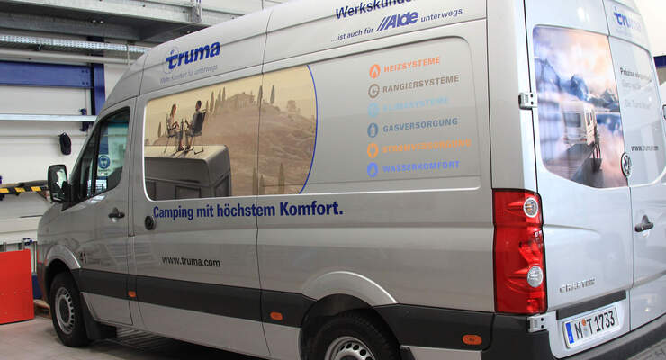 Während des Caravan Salon herrscht bei Truma Servicetechniker Klaus Zantop absoluter Ausnahmezustand