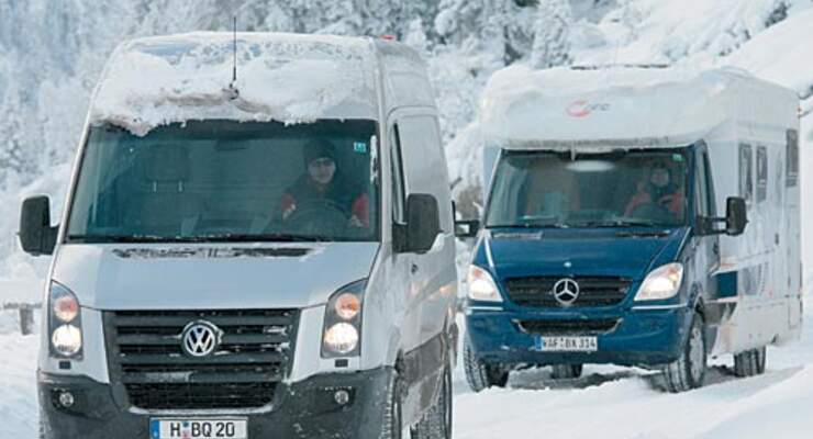 Winterreifen, europa, Reisemobil, wohnmobil, caravan, wohnwagen