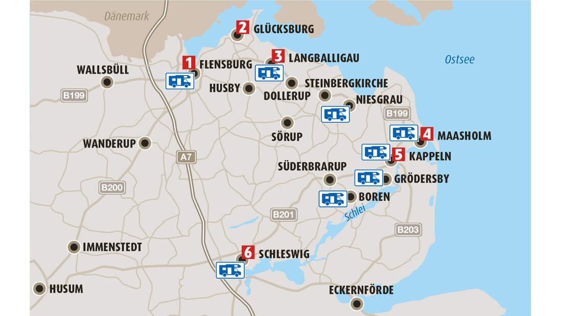 Wohnmobil-Tour Ostseeküste 