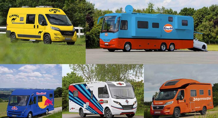 Wohnmobil umlackiert