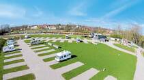 Wohnmobilstellplatz am Halbmond in Friedrichstadt